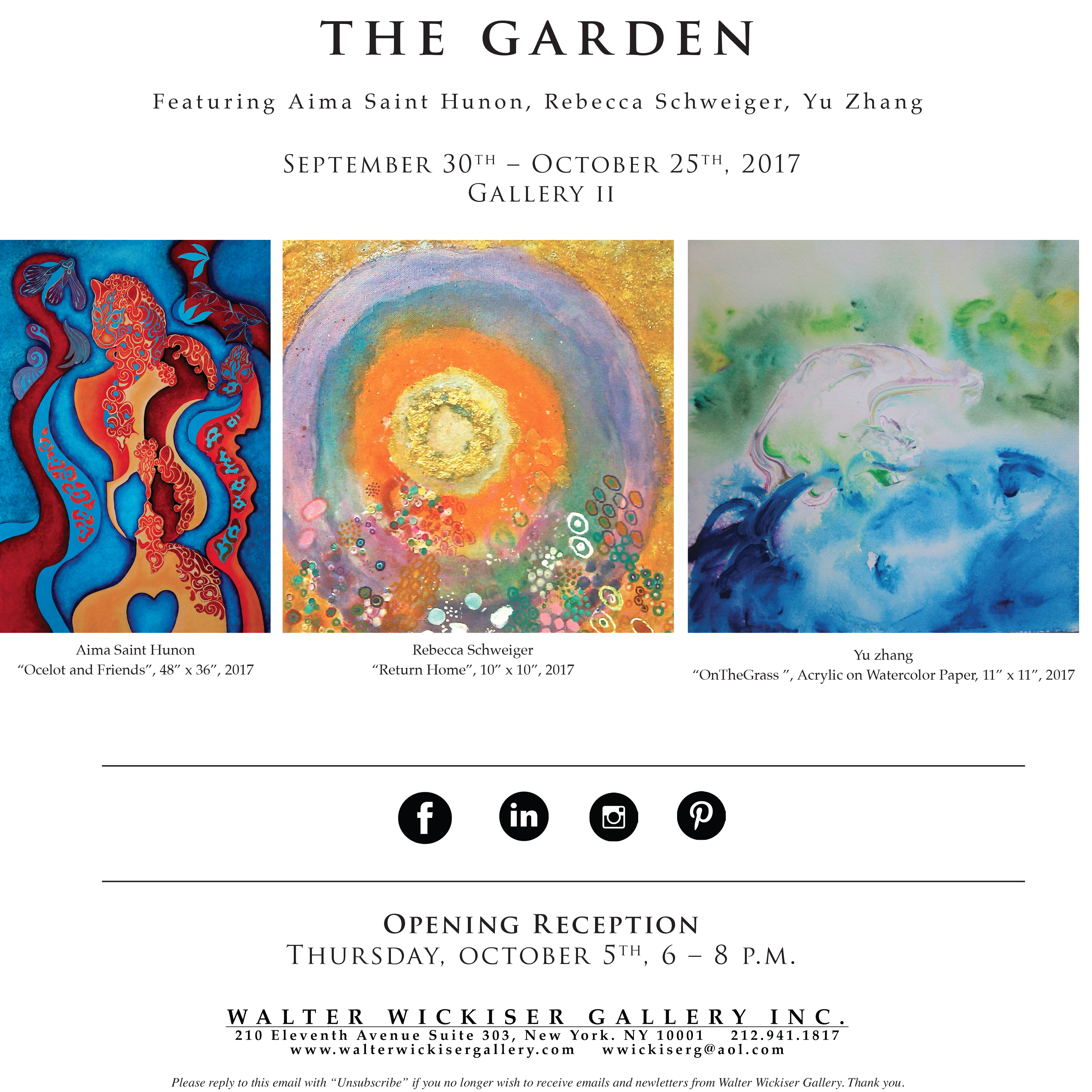 Group Show — The Garden 2017
